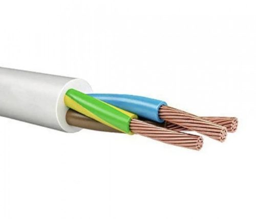 H05VV-F 3x 6mm² - 100m/tekercs - sodrott réz erű PVC köpenyes MT kábel 300/500V - A05VV-F