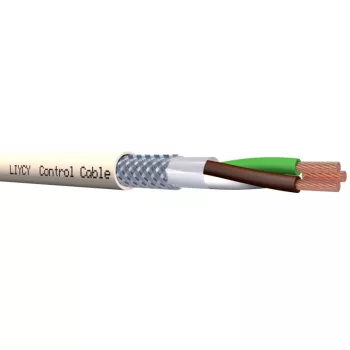   LIYCY  3x1,0mm² PVC köpenyes rézkábel rézszövet árnyékolással
