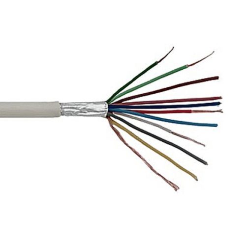Alarm vezeték 2x0,5+ 8x0,22mm² riasztóvezeték CCA  - biztonságtechnikai vezeték LiY(St)Y