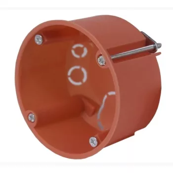   GAO Gipszkarton szerelvénydoboz ø68mm 45mm mély narancs tűzálló