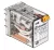 FINDER 55.34.8.230.0054 Általános célú relé 7A 4-v dugaszolós 230VAC monostabil IP20