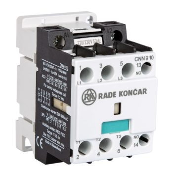   Rade Koncar - RK CNN09 10 24V 50Hz - Mágneskapcsoló, 9A/4.5kW (AC3,400V/50Hz), 1NO - HD Hungária - 603143
