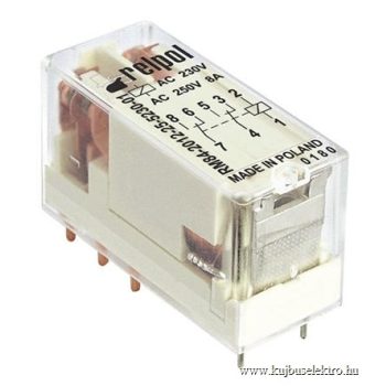   Relpol - RM84-2012-35-5230 - Miniatűr relé, 2C/O, 8A, 230VAC - HD Hungária - 604622