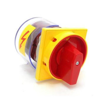   Apator - 4G80-10-US25 - Ipari kapcsoló, tokozott, Ith:80A; 3 pólus, 0-1 állás,  lakatolható vészkapcsoló - HD Hungária - 63-241417-211