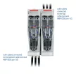 Apator - RBP 000 PRO-SD - Vízszintes késes bizt. szakaszoló 3f., 125A,60mm sínrendszerre, alsó bekötés, kengyeles csatl. - HD Hungária - 63-823427-002