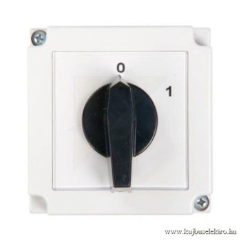   Apator - 4G16-10-PK - Ipari kapcsoló, tokozott, Ith:20A, 3P 0-1 állás - HD Hungária - 63-840306-221