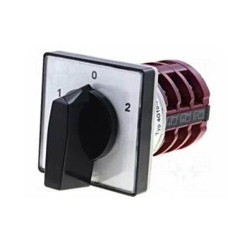   Apator - 4G10-53-U - Ipari kapcsoló, előlapra, Ith:16A, 3 pólus 1-0-2 állású választókapcsoló - HD Hungária - 63-840343-211