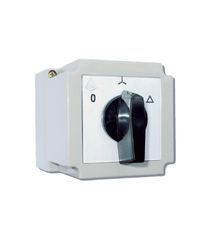 Apator - 4G16-12-PK - Ipari kapcsoló, tokozott, Ith:20A, 3 pólus, csillag-delta - HD Hungária - 63-840591-221
