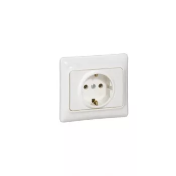   SOMOGYI ELEKTRONIC - 782111 - Kaptika 2P+F aljzat komplett, fehér