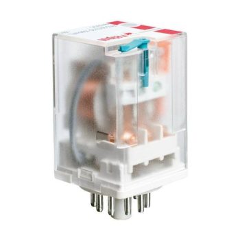   Relpol - R15-2013-23-1220-WTL - Ipari relé, 3C/O, 10A, 220VDC, tesztkar, LED - HD Hungária - 804602