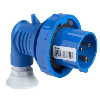   SCHNEIDER 81754 - MUREVA PK (Pratika) 90°-os lengővilla, 2P+F, 6h, 16A, 250V, IP67, csavaros