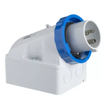   SCHNEIDER 83556 - MUREVA PK (Pratika) Falra szerelhető villa hátlappal, 3P+N+F, 9h, 16A, 250V, IP67, csavaros