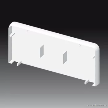   KOPOS ELEKTRO - 8471 HB - Szerelvénybeépítő-vezetékcsatorna végidom Parapetcsat műa tartozék végelem 120x55