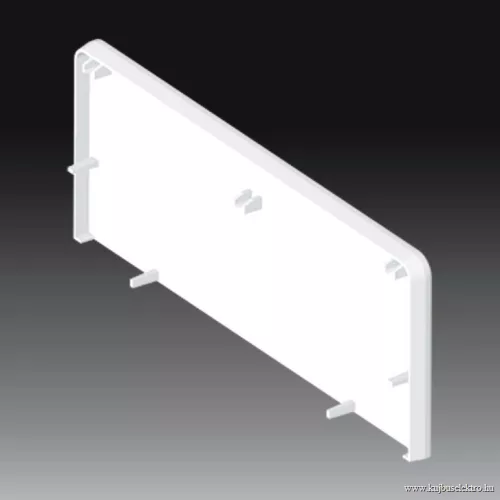 KOPOS ELEKTRO - 8481 HB - Szerelvénybeépítő-vezetékcsatorna végidom Parapetcsat műa tartozék végelem 160x65
