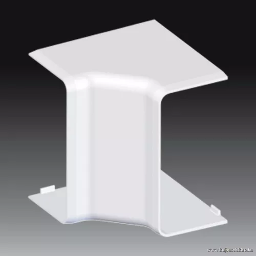 KOPOS ELEKTRO - 8505 HB - Szerelvénybeépítő-vezetékcsatorna belső sarokidom Műa csatorna belső sarok 80x40mm