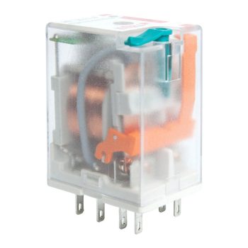   Relpol - R3-2013-23-1012-WT - Miniatűr ipari relé, 10A 3C/O, 12VDC, tesztkar - HD Hungária - 852128