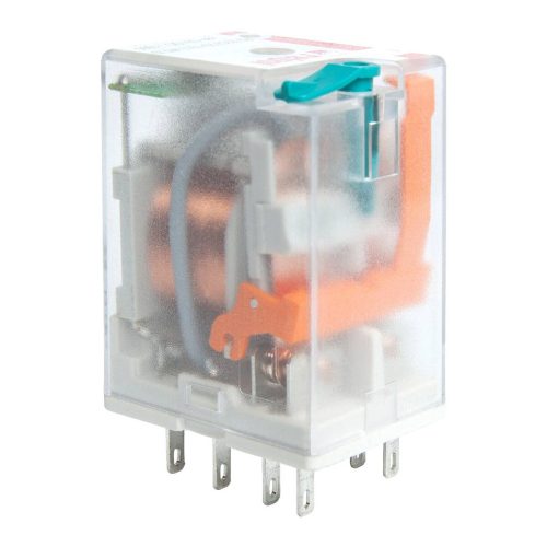 Relpol - R3-2013-23-1012-WT - Miniatűr ipari relé, 10A 3C/O, 12VDC, tesztkar - HD Hungária - 852128