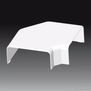   KOPOS ELEKTRO - 8563 HB - Szerelvénybeépítő-vezetékcsatorna lapos kanyaridom Parapetcsat műa tartozék 140x60 sík idom