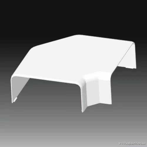 KOPOS ELEKTRO - 8563 HB - Szerelvénybeépítő-vezetékcsatorna lapos kanyaridom Parapetcsat műa tartozék 140x60 sík idom