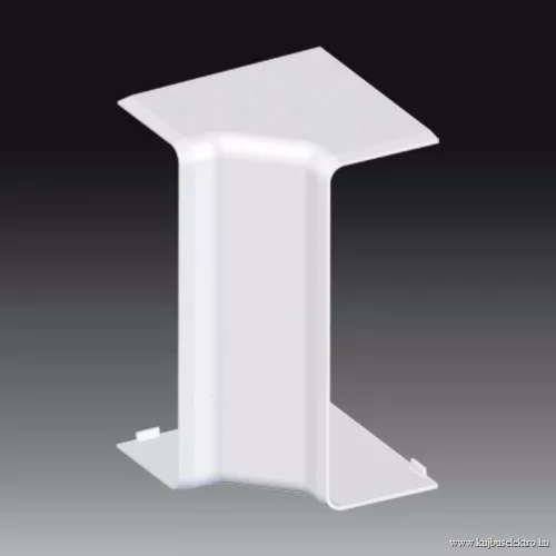 KOPOS ELEKTRO - 8585 HB - Szerelvénybeépítő-vezetékcsatorna belső sarokidom Parapetcsat műa 120x40mm belső könyök