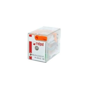   Relpol - R4N-2014-23-5048-WTL - Miniatűr ipari relé 7A, 4CO, 48VAC, tesztkar, LED - HD Hungária - 860836
