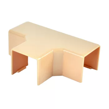   KOPOS ELEKTRO - 8624 I1 - Vezetékcsatorna T-idom Parapetcsat műa  20x20mm rózsaszín nyÍrfa T-idom