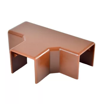   KOPOS ELEKTRO - 8624 I2 - Vezetékcsatorna T-idom Parapetcsat műa  20x20mm sötét tölgy T-idom