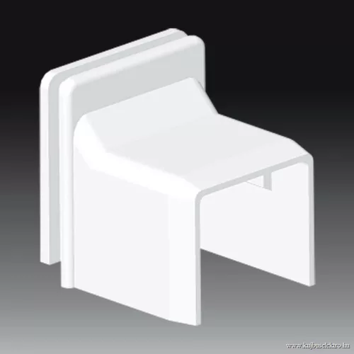 KOPOS ELEKTRO - 8629 HB - Vezetékcsatorna ráépíthető leágazóidom Műa csatorna gallér 20x20mm
