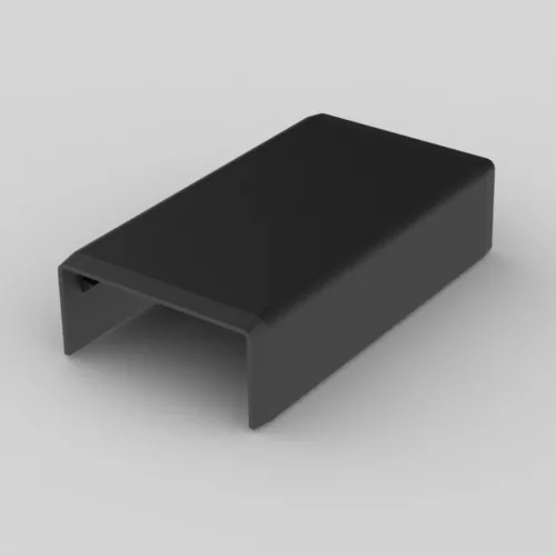 KOPOS ELEKTRO - 8632 FB - Vezetékcsatorna toldó Illesztés takaró 40x20-hoz fekete