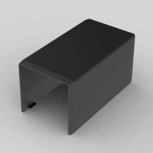 KOPOS ELEKTRO - 8642 FB - Vezetékcsatorna toldó Illesztés takaró 40x40-hez fekete