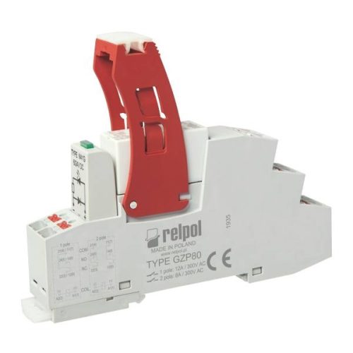 Relpol - GZP80 "push in" - Reléfoglalat RM84/85/87L/87P relékhez - HD Hungária - 864325