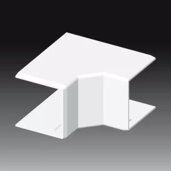   KOPOS ELEKTRO - 8645HF HB - Vezetékcsatorna belső könyök Műa csatorna  40x40mm belső sarok HF.