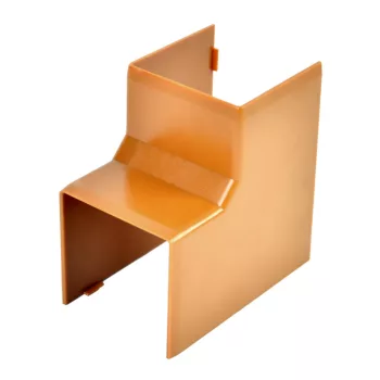   KOPOS ELEKTRO - 8645 SD - Vezetékcsatorna belső könyök Műa csatorna  40x40mm belső sarok vil. barna