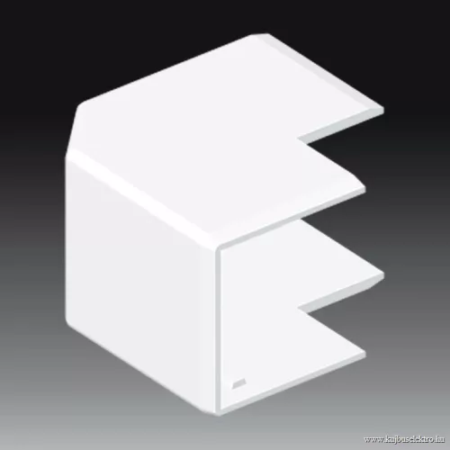 KOPOS ELEKTRO - 8646 HB - Vezetékcsatorna külső könyök Műa csatorna  40x40mm külső sarok