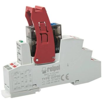   Relpol - PI84P-024DC-M41G-PS-2012 - Interfész relé, 8A, 2C/O, 24VDC, M41G LED modul, GZP rugós foglalat. - HD Hungária - 864845