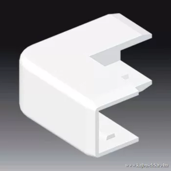   KOPOS ELEKTRO - 8676 HB - Vezetékcsatorna külső könyök Műa csatorna  17x17mm külső sarokidom