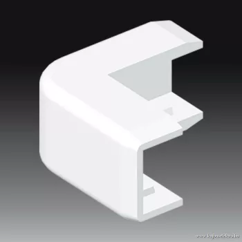   KOPOS ELEKTRO - 8686 HB - Vezetékcsatorna külső könyök Műa csatorna  15x10mm külső sarokidom