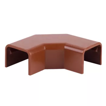   KOPOS ELEKTRO - 8733 I2 - Vezetékcsatorna lapos kanyarelem Műa csatorna  18x13mm síkidom barna