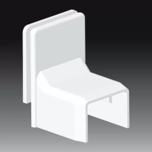 KOPOS ELEKTRO - 8739 Z HB - Vezetékcsatorna ráépíthető leágazóidom Műa csatorna  18x13mm gallér magasított