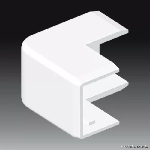 KOPOS ELEKTRO - 8916 HB - Vezetékcsatorna külső könyök Műa csatorna  25x20mm külső könyök