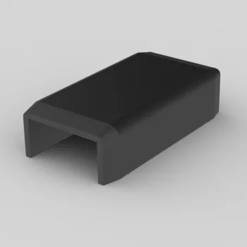   KOPOS ELEKTRO - 8922 FB - Vezetékcsatorna toldó Illesztés takaró 20x10-hez fekete