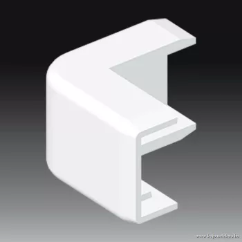   KOPOS ELEKTRO - 8926 HB - Vezetékcsatorna külső könyök Műa csatorna  20x10 mm külső könyök