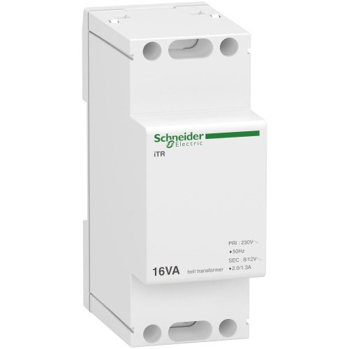 SCHNEIDER A9A15212 - ACTI9 Csengő transzformátor 16VA 230VCA 8-12VAC