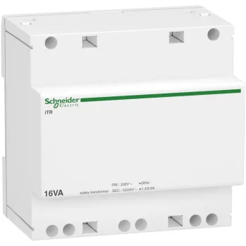   SCHNEIDER A9A15218 - ACTI9 Biztonsági transzformátor 16VA 230VAC 12-24VAC