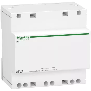   SCHNEIDER A9A15219 - ACTI9 Biztonsági transzformátor 25VA 230VAC 12-24VAC