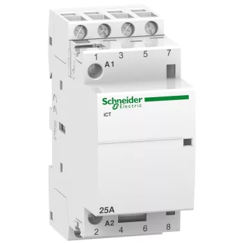   SCHNEIDER A9C20137 - ACTI9 iCT25A kontaktor, 50Hz, 4NC, 24VAC