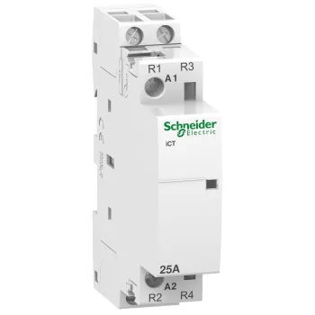   SCHNEIDER A9C20436 - ACTI9 iCT25A kontaktor, 60Hz, 2NC, 127VAC