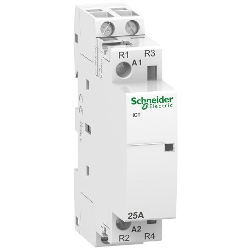 SCHNEIDER A9C20436 - ACTI9 iCT25A kontaktor, 60Hz, 2NC, 127VAC