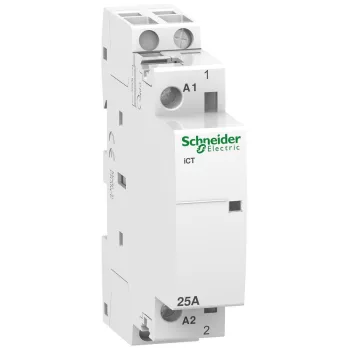   SCHNEIDER A9C20631 - ACTI9 iCT25A kontaktor, 60Hz, 1NO, 220-240VAC 