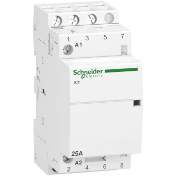   SCHNEIDER A9C20833 - ACTI9 iCT25A kontaktor, 50Hz, 3NO, 230-240VAC